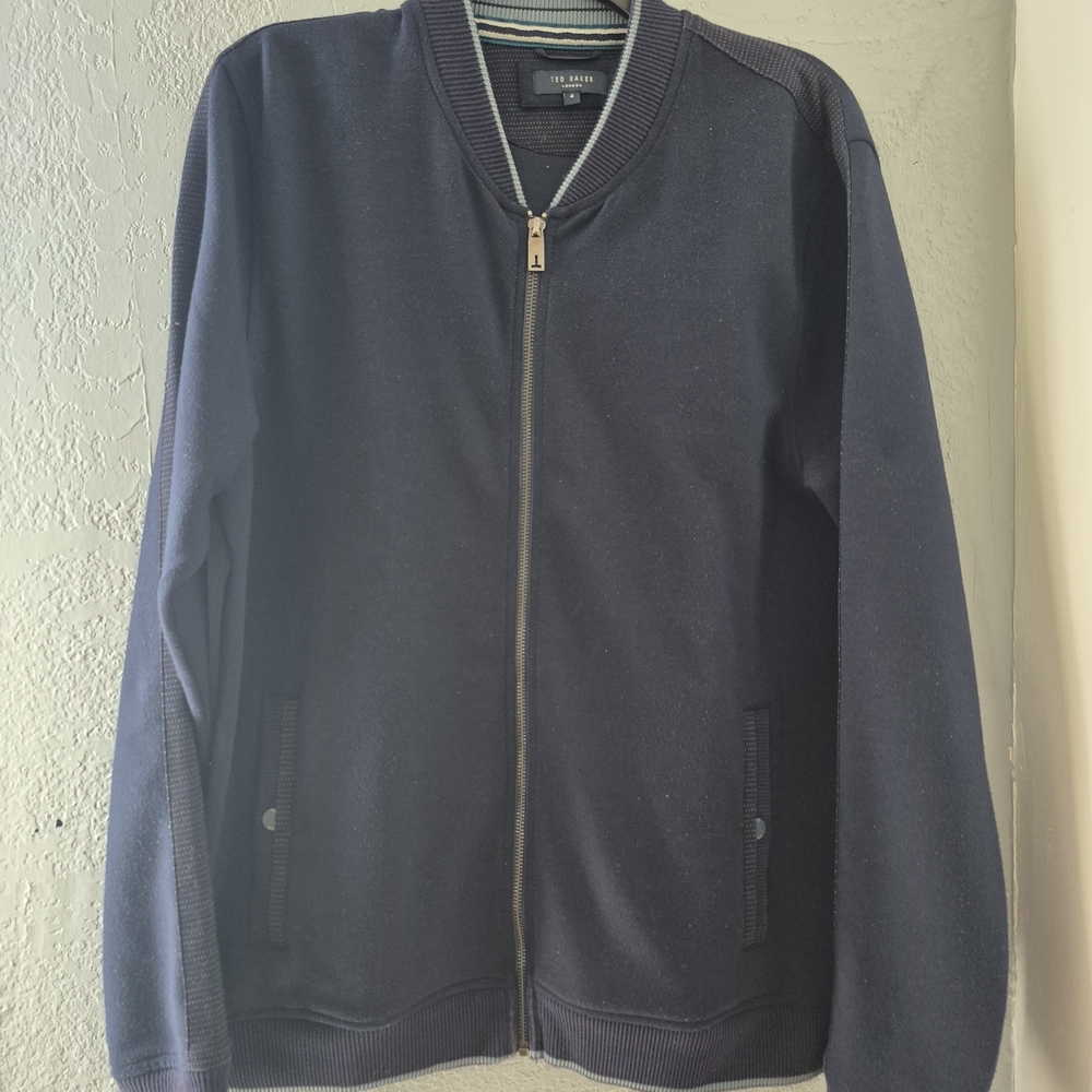 Ted Baker Navy Bomber Jacket